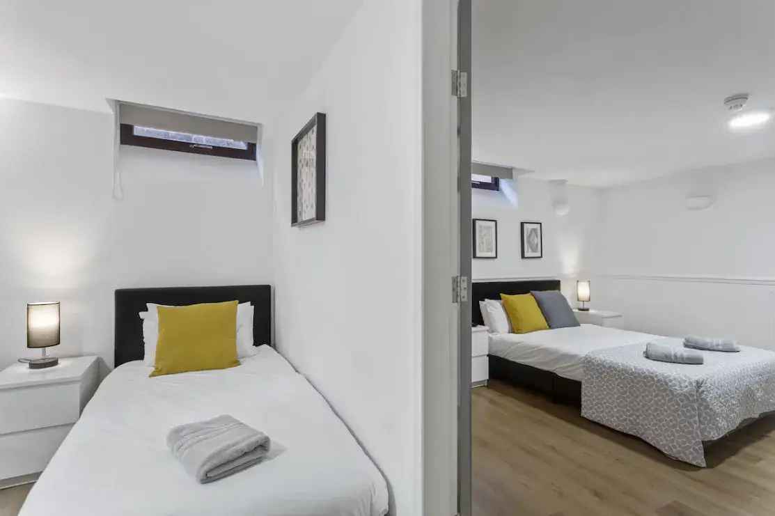 Adjoining rooms at River Rooms Nottingham